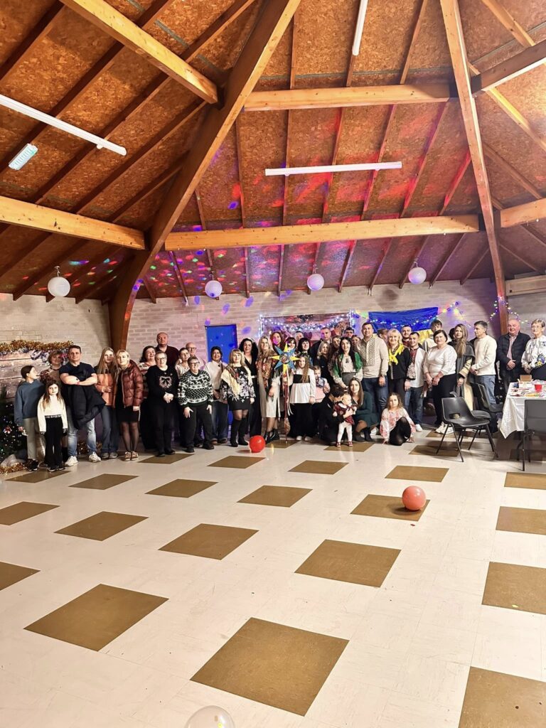 Ukrainian christmas gathering